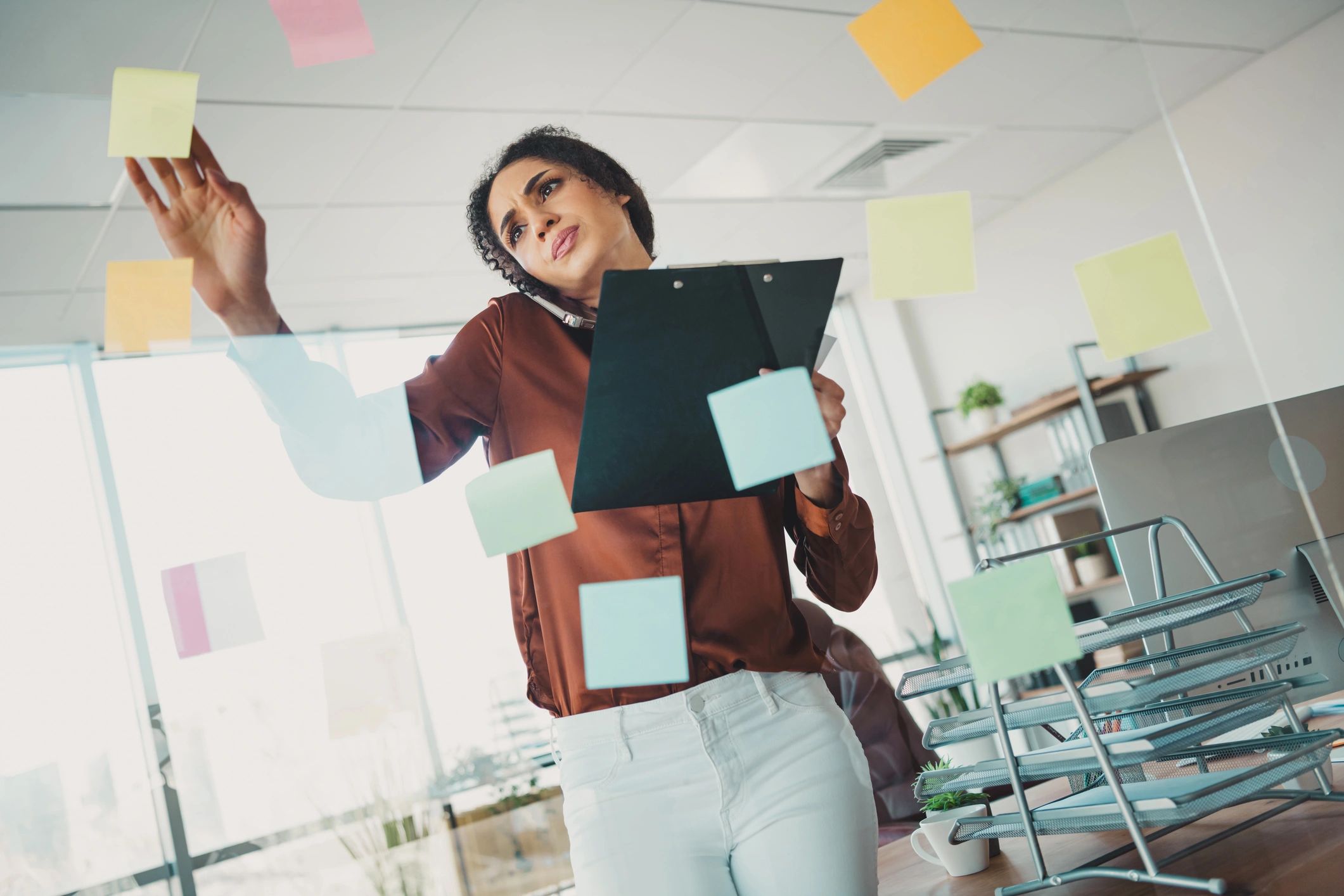 editorial team working